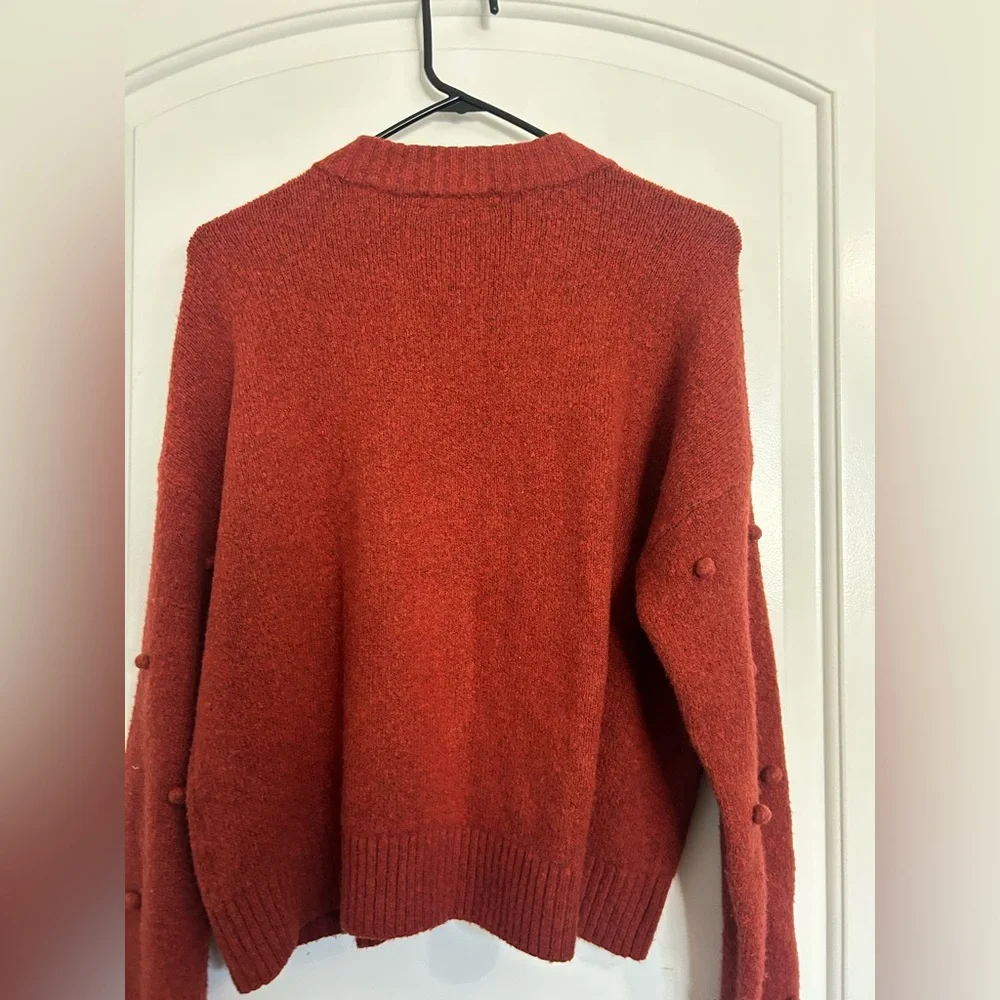 Madewell Bobble Colburne Cardigan Coziest Yarn size M chic 90s cottagecore boho - Picture 8 of 12